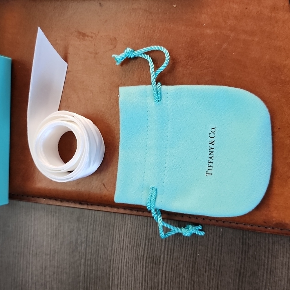 Tiffany Packaging Gift Set - Paper Bag, Box, Drawstring Pouch, ribbon